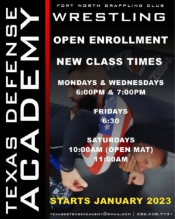 NEW CLASS TIMES STARTS JANUARY 2023
Experience a unique way of fitness, feel your self confidence grow, become proficient in protecting yourself & your loved ones, be part of caring & supportive community that encourages your self improvement! 

DFW'S Premier & Only Catch Wrestling Club‼️
Get in the best shape of your life‼️
Check out a new way a grappling‼️
No Experience Required‼️
Great for Law Enforcement & Correction Officers‼️

#fitness #grappling #wrestling #cranks #headlock #lawe #lawenforcement #correctionofficers